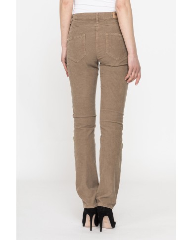 VELLUTO 1000r STRETCH MOD. 753. Vita alta e gamba regolare.