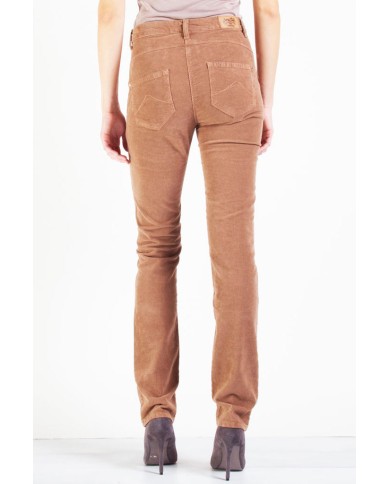 VELLUTO 1000r STRETCH MOD. 753. Vita alta e gamba regolare.