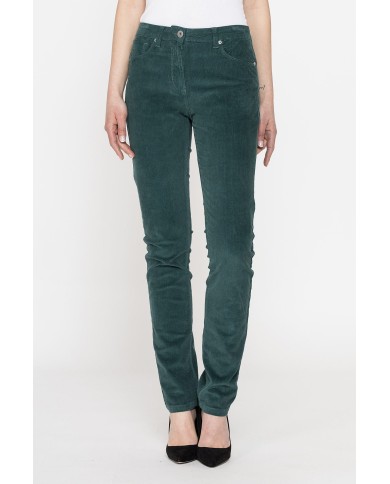 VELLUTO 1000r STRETCH MOD. 753. Vita alta e gamba regolare.