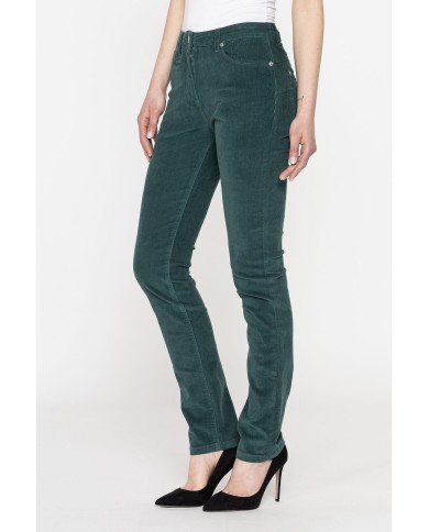 VELLUTO 1000r STRETCH MOD. 753. Vita alta e gamba regolare.