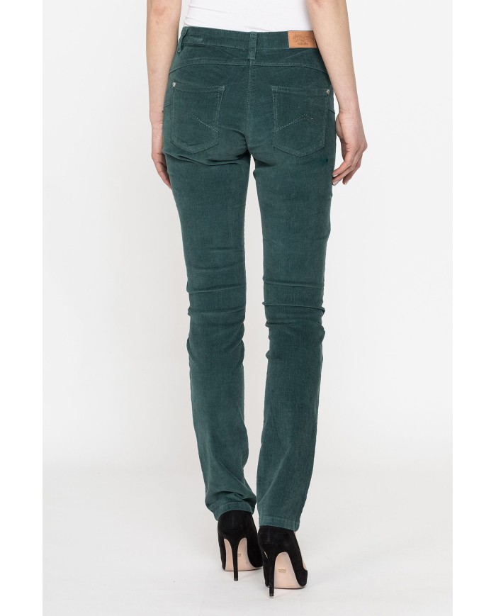 VELLUTO 1000r STRETCH MOD. 753. Vita alta e gamba regolare.