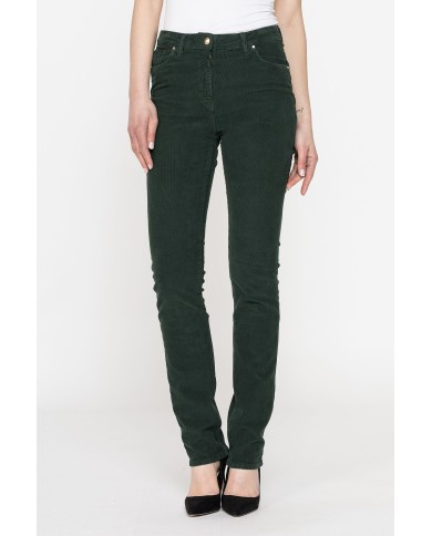 VELLUTO 1000r STRETCH MOD. 753. Vita alta e gamba regolare.