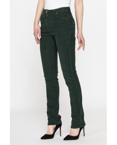 VELLUTO 1000r STRETCH MOD. 753. Vita alta e gamba regolare.