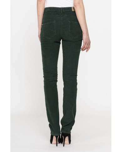 VELLUTO 1000r STRETCH MOD. 753. Vita alta e gamba regolare.