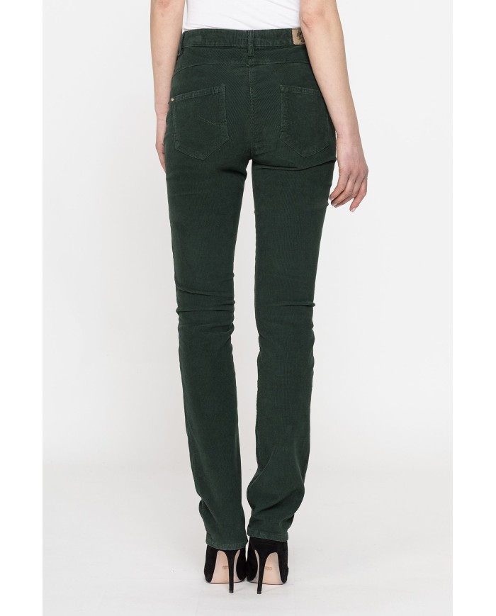 VELLUTO 1000r STRETCH MOD. 753. Vita alta e gamba regolare.