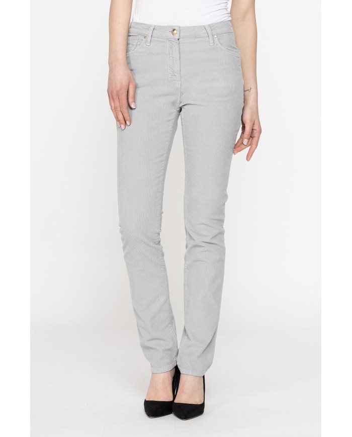 VELLUTO 1000r STRETCH MOD. 753. Vita alta e gamba regolare.