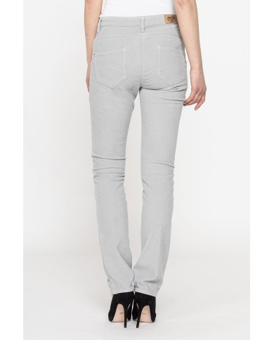 VELLUTO 1000r STRETCH MOD. 753. Vita alta e gamba regolare.