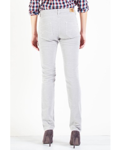 VELLUTO 1000r STRETCH MOD. 753. Vita alta e gamba regolare.