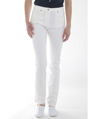 GABARDINA STRETCH MOD. 753. Vita alta e gamba regolare.