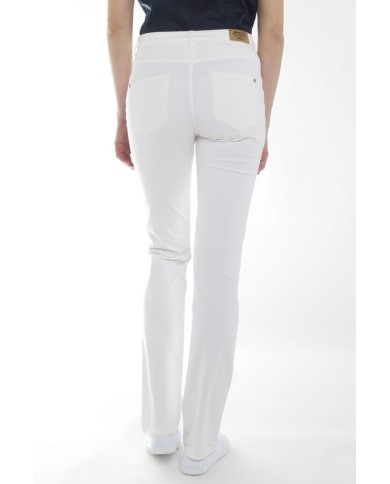 GABARDINA STRETCH MOD. 753. Vita alta e gamba regolare.