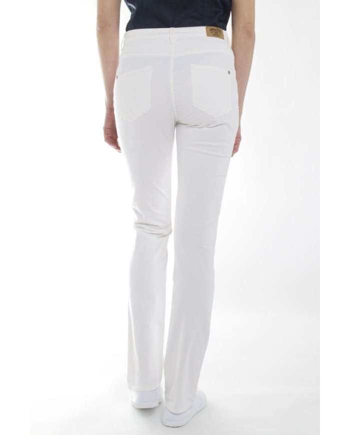 GABARDINA STRETCH MOD. 753. Vita alta e gamba regolare.