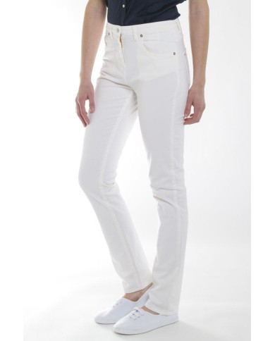 GABARDINA STRETCH MOD. 753. Vita alta e gamba regolare.