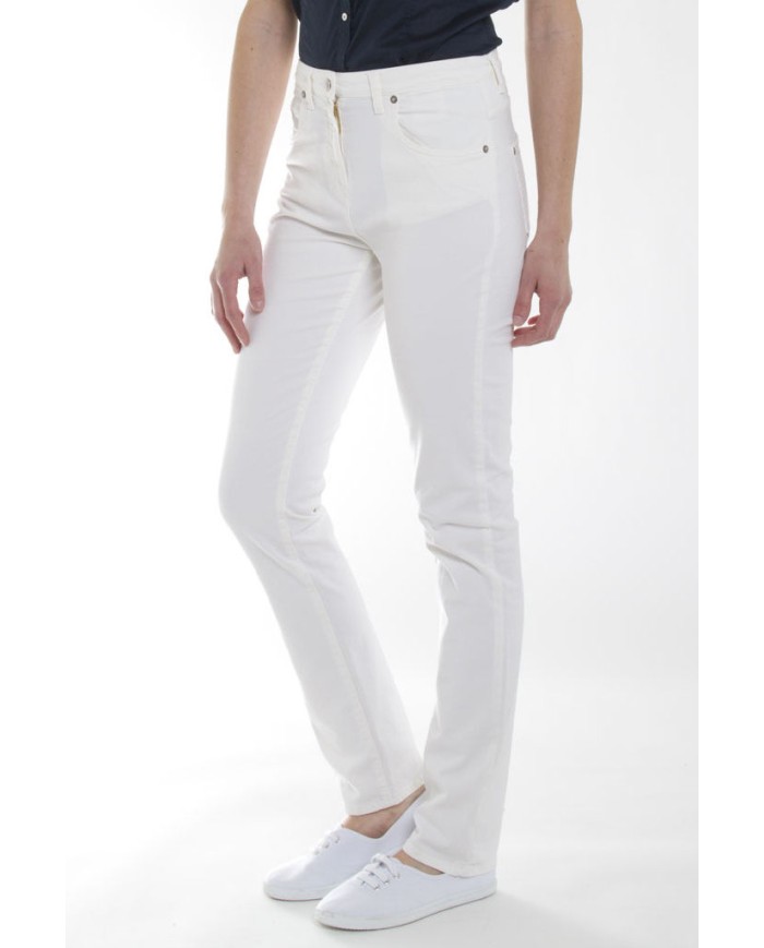 GABARDINA STRETCH MOD. 753. Vita alta e gamba regolare.