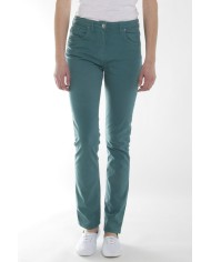 GABARDINA STRETCH MOD. 753. Vita alta e gamba regolare.