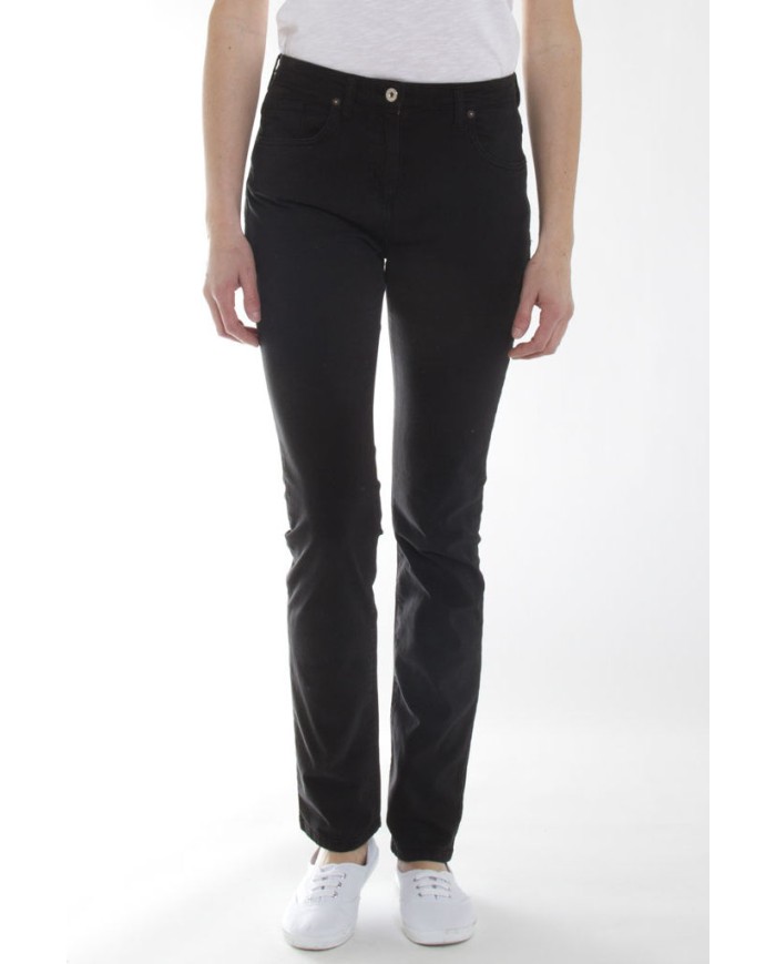 GABARDINA STRETCH MOD. 753. Vita alta e gamba regolare.