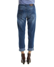 JEANS STRETCH MOD 753. Vita alta e gamba regolare.