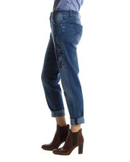JEANS STRETCH MOD 753. Vita alta e gamba regolare.