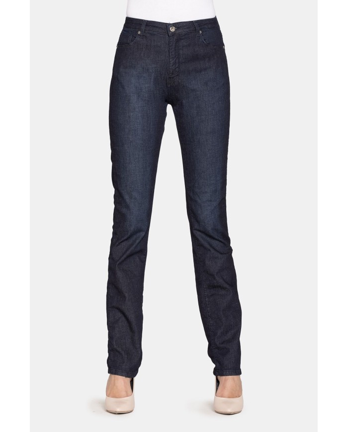 JEANS STRETCH LEGGERO 7,5oz MOD 753. Vita alta e gamba comfort.