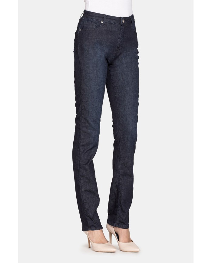 JEANS STRETCH LEGGERO 7,5oz MOD 753. Vita alta e gamba comfort.