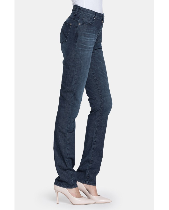 JEANS STRETCH LEGGERO 7,5oz MOD 753. Vita alta e gamba comfort.