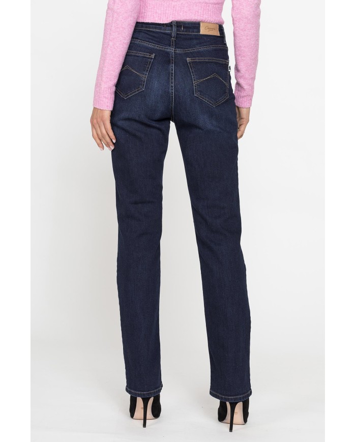 JEANS 5 TASCHE GAMBA DRITTA IN DENIM STRETCH