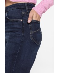 JEANS 5 TASCHE GAMBA DRITTA IN DENIM STRETCH