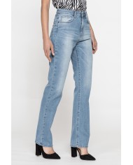 JEANS 5 TASCHE GAMBA DRITTA IN DENIM STRETCH