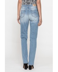 JEANS 5 TASCHE GAMBA DRITTA IN DENIM STRETCH