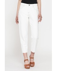 JEANS IN TESSUTO STRETCH 12,5 oz. Vita alta e gamba comfort.