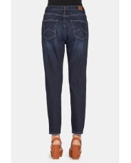JEANS MOM STRETCH. Vita alta e gamba comfort.