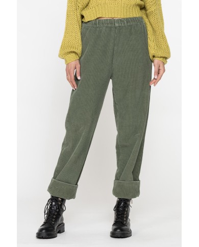 PANTALONE JOGGER IN VELLUTO 100% COTONE