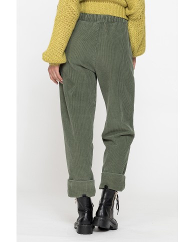 PANTALONE JOGGER IN VELLUTO 100% COTONE