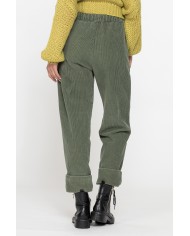 PANTALONE JOGGER IN VELLUTO 100% COTONE