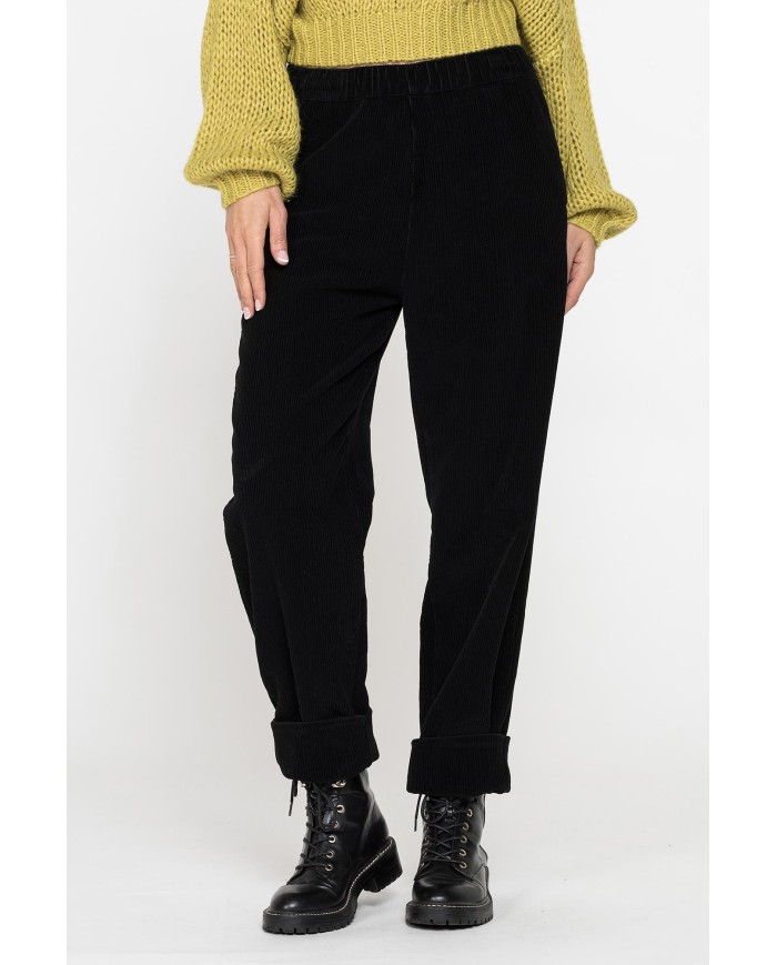 PANTALONE JOGGER IN VELLUTO 100% COTONE