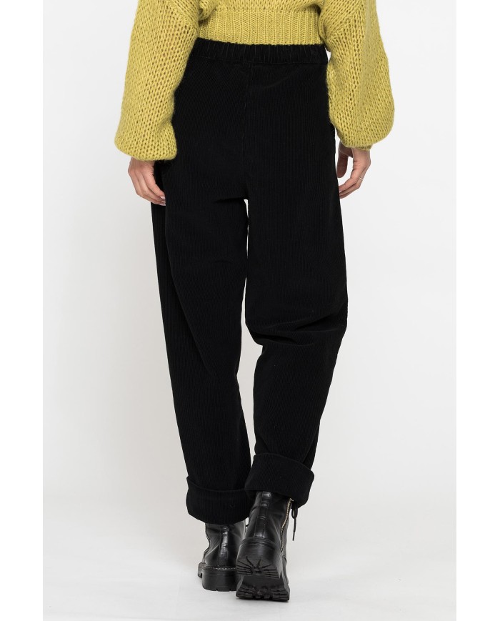 PANTALONE JOGGER IN VELLUTO 100% COTONE