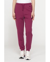 PANTALONE COMODO IN FELPA CON CINTURA ARRICCIATA