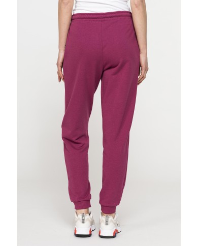 PANTALONE COMODO IN FELPA CON CINTURA ARRICCIATA