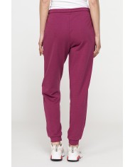 PANTALONE COMODO IN FELPA CON CINTURA ARRICCIATA