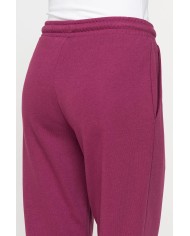 PANTALONE COMODO IN FELPA CON CINTURA ARRICCIATA