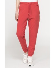 PANTALONE COMODO IN FELPA CON CINTURA ARRICCIATA