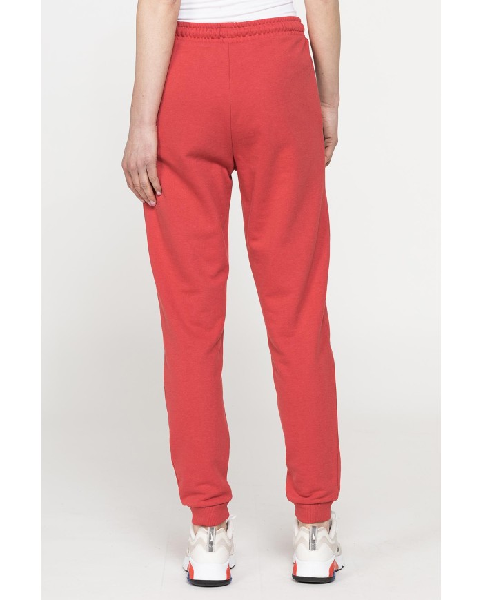 PANTALONE COMODO IN FELPA CON CINTURA ARRICCIATA