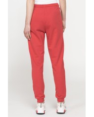 PANTALONE COMODO IN FELPA CON CINTURA ARRICCIATA