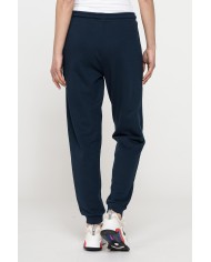 PANTALONE COMODO IN FELPA CON CINTURA ARRICCIATA