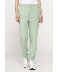 PANTALONE COMODO IN FELPA CON CINTURA ARRICCIATA