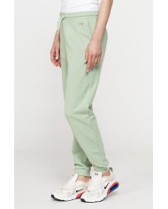 PANTALONE COMODO IN FELPA CON CINTURA ARRICCIATA