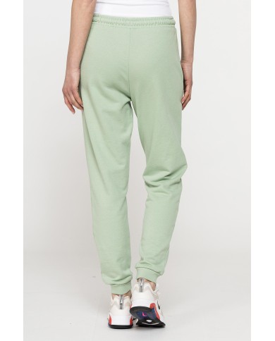 PANTALONE COMODO IN FELPA CON CINTURA ARRICCIATA