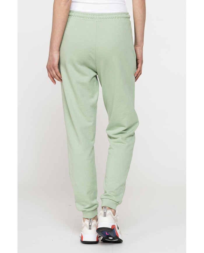 PANTALONE COMODO IN FELPA CON CINTURA ARRICCIATA