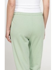 PANTALONE COMODO IN FELPA CON CINTURA ARRICCIATA