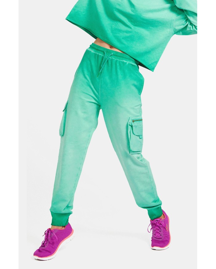 PANTALONE CARGO IN FELPA