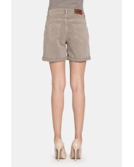 SHORT IN JEANS COLOR STRETCH. MOD. 757. Vita regolare e gamba morbida.